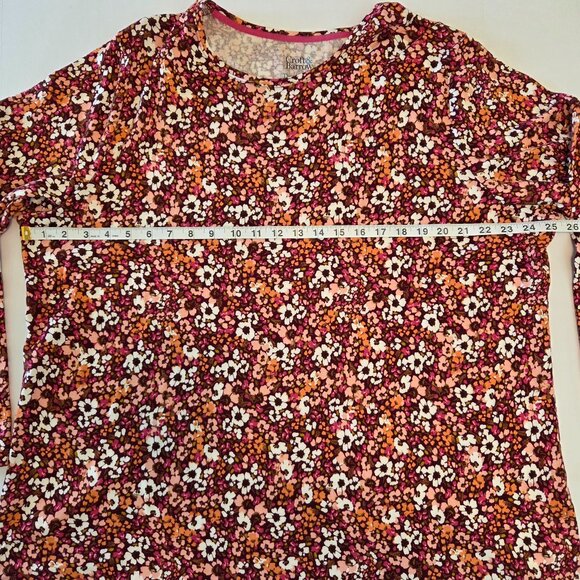 NWOT - Croft & Barrow Floral Pattern Long Sleeve Top – Size 2X - Never Worn - Picture 5 of 8
